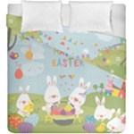 easter bunnies Duvet Cover Double Side (King Size)