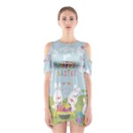 easter bunnies Shoulder Cutout One Piece