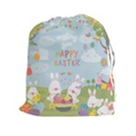 easter bunnies Drawstring Pouch (XXL)