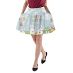 easter bunnies A-Line Pocket Skirt