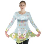 easter bunnies Long Sleeve Tunic 