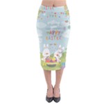 easter bunnies Midi Pencil Skirt