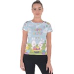 easter bunnies Short Sleeve Sports Top 