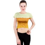 Beer snob Crew Neck Crop Top