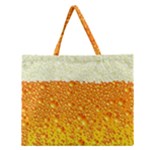 Beer snob Zipper Large Tote Bag