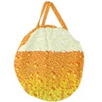 Beer snob Giant Round Zipper Tote