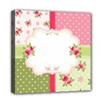 Shabby Chic Roses Mini Canvas 8  x 8  (Stretched)