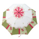 Shabby Chic Roses Folding Umbrella