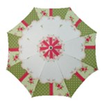 Shabby Chic Roses Golf Umbrella