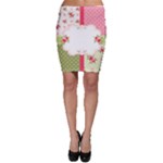 Shabby Chic Roses Bodycon Skirt