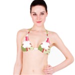 Shabby Chic Roses Bikini Top