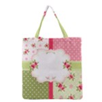 Shabby Chic Roses Grocery Tote Bag