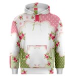 Shabby Chic Roses Men s Pullover Hoodie