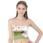 Shabby Chic Roses Tube Top