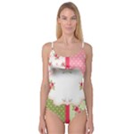 Shabby Chic Roses Camisole Leotard 