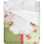 Shabby Chic Roses Duvet Cover (California King Size)