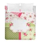 Shabby Chic Roses Duvet Cover Double Side (Full/ Double Size)