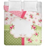 Shabby Chic Roses Duvet Cover Double Side (California King Size)