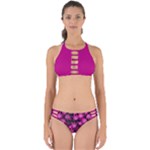 Dark Pink Cannabis Marijuana Perfectly Cut Out Bikini Set