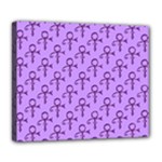 Prince love Symbol Deluxe Canvas 24  x 20  (Stretched)