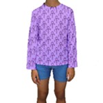 Prince love Symbol Kids  Long Sleeve Swimwear