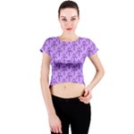 Prince love Symbol Crew Neck Crop Top