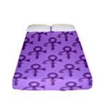 Prince love Symbol Fitted Sheet (Full/ Double Size)