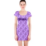 Prince love Symbol Short Sleeve Bodycon Dress