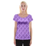 Prince love Symbol Cap Sleeve Top