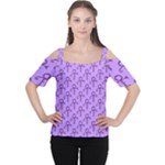 Prince love Symbol Cutout Shoulder Tee