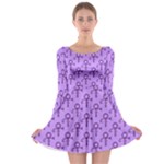 Prince love Symbol Long Sleeve Skater Dress