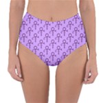 Prince love Symbol Reversible High-Waist Bikini Bottoms