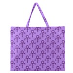 Prince love Symbol Zipper Large Tote Bag