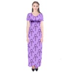 Prince love Symbol Short Sleeve Maxi Dress