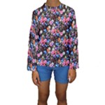 d20 Dice Kids  Long Sleeve Swimwear