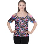 d20 Dice Cutout Shoulder Tee