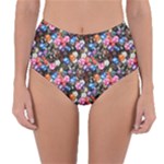 d20 Dice Reversible High-Waist Bikini Bottoms