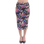 d20 Dice Midi Pencil Skirt