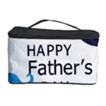 hipster happy Fathers Day  Cosmetic Storage Case