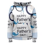 hipster happy Fathers Day  Women s Pullover Hoodie