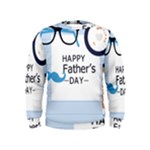 hipster happy Fathers Day  Kids  Sweatshirt