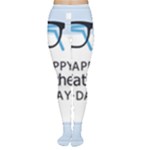 hipster happy Fathers Day  Tights