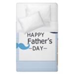 hipster happy Fathers Day  Duvet Cover (Single Size)