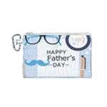 hipster happy Fathers Day  Canvas Cosmetic Bag (Small)