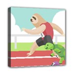 Sloth Race Mini Canvas 8  x 8  (Stretched)