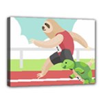 Sloth Race Canvas 16  x 12  (Stretched)