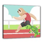 Sloth Race Canvas 24  x 20  (Stretched)