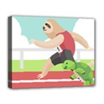 Sloth Race Deluxe Canvas 20  x 16  (Stretched)