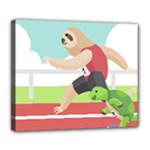 Sloth Race Deluxe Canvas 24  x 20  (Stretched)