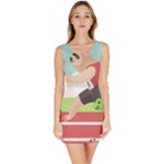 Sloth Race Bodycon Dress